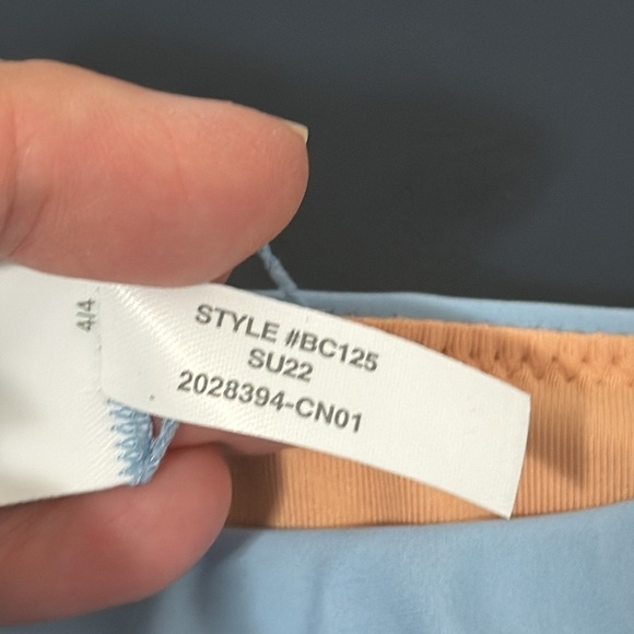 J. Crew Bikini Bottom Women's S Blue Curved-waist Cheeky New BC125 7840 - Picture 6 of 14